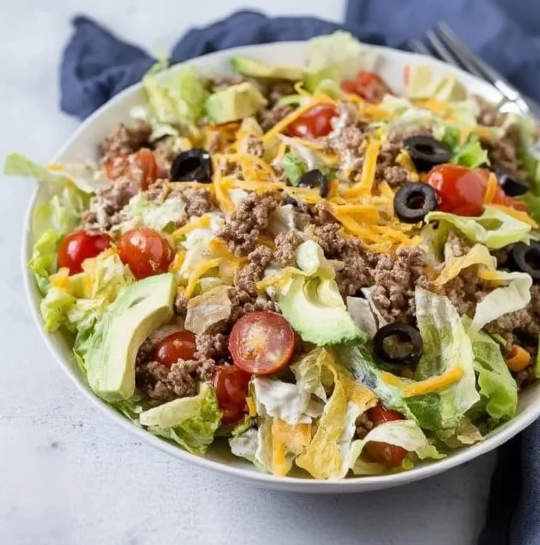 Low Carb Taco Salad Bowl