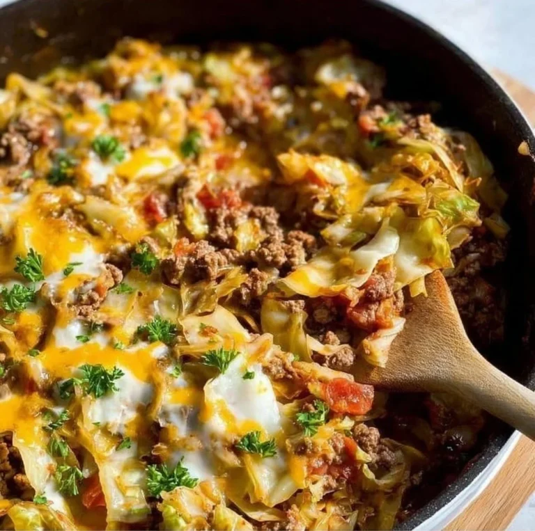 Low Carb Unstuffed Cabbage Casserole