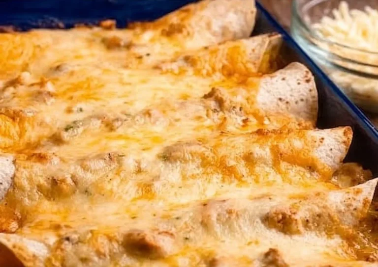 Low Carb White Chicken Enchiladas