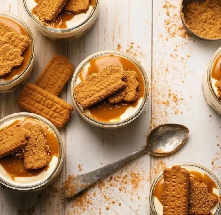No-Bake Biscoff Cheesecake Cups