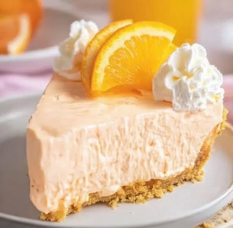 Orange Jello Creamsicle Pie