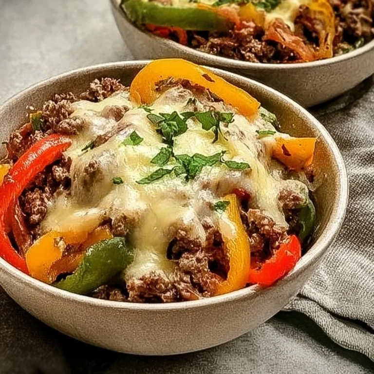 Philly Cheesesteak Bowls