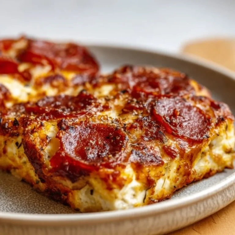 Pizza Cottage Cheese Bake