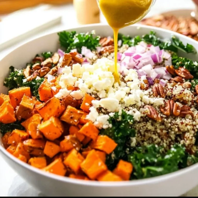 Roasted Sweet Potato Kale Salad