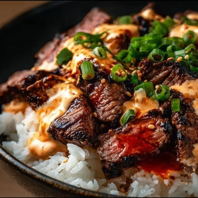 Savory Korean BBQ Steak Rice Bowls