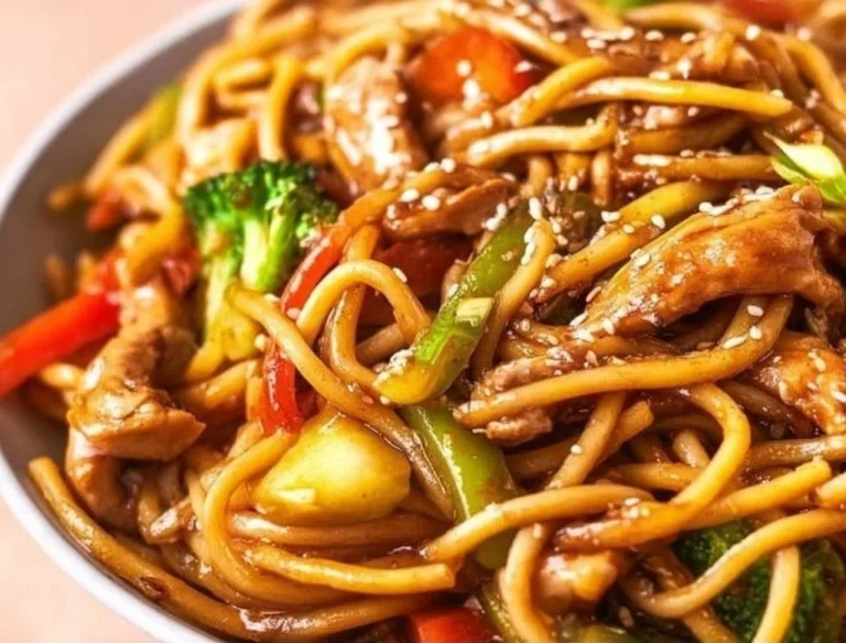 Slow Cooker Chicken Lo Mein
