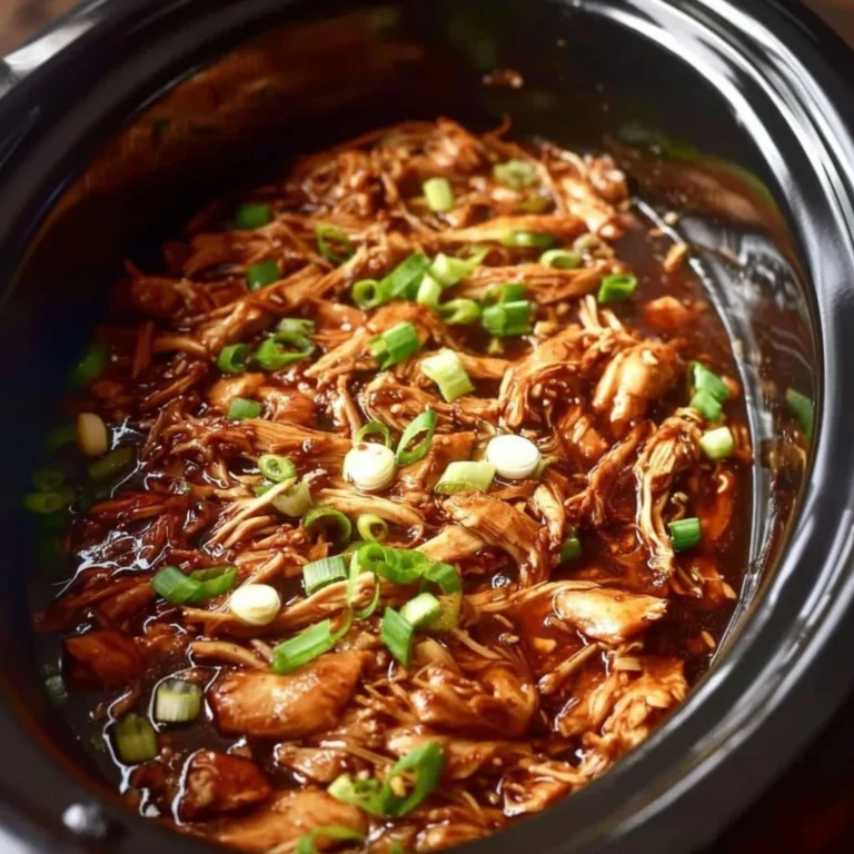 Sweet & Sticky Slow Cooker Honey Garlic Chicken Recipe