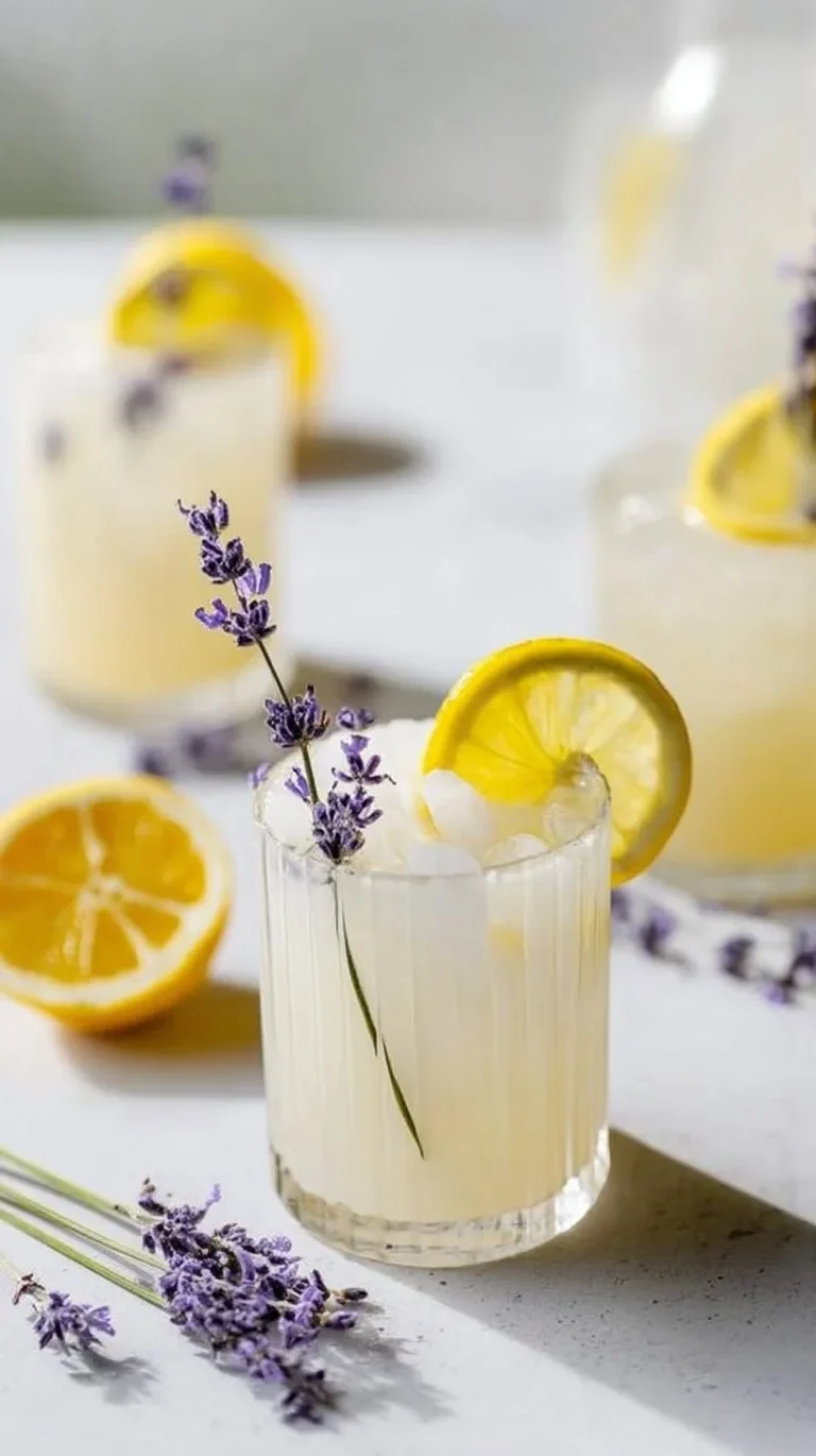 Coconut Lavender Lemonade Mocktail