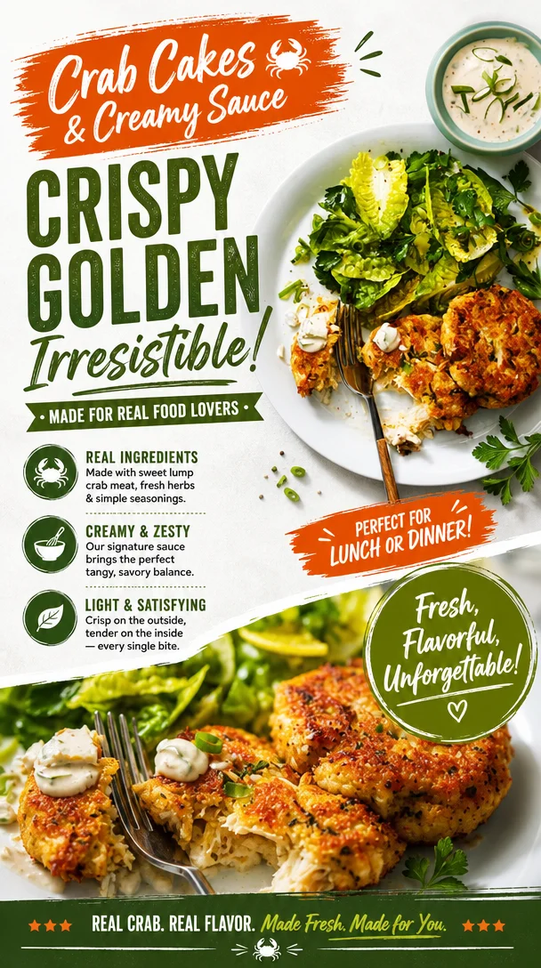 Creamy Crab Cakes Recipe