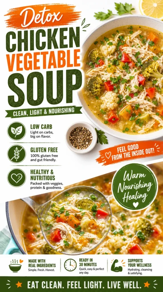 Detox Chicken Vegetable Soup