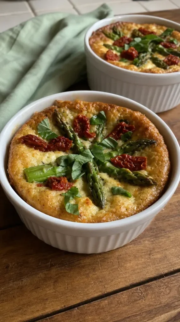 Savory Asparagus Custards