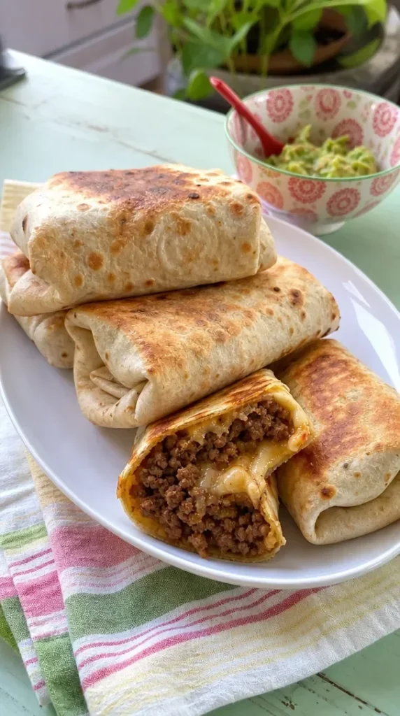 Grilled Beef Chimichangas