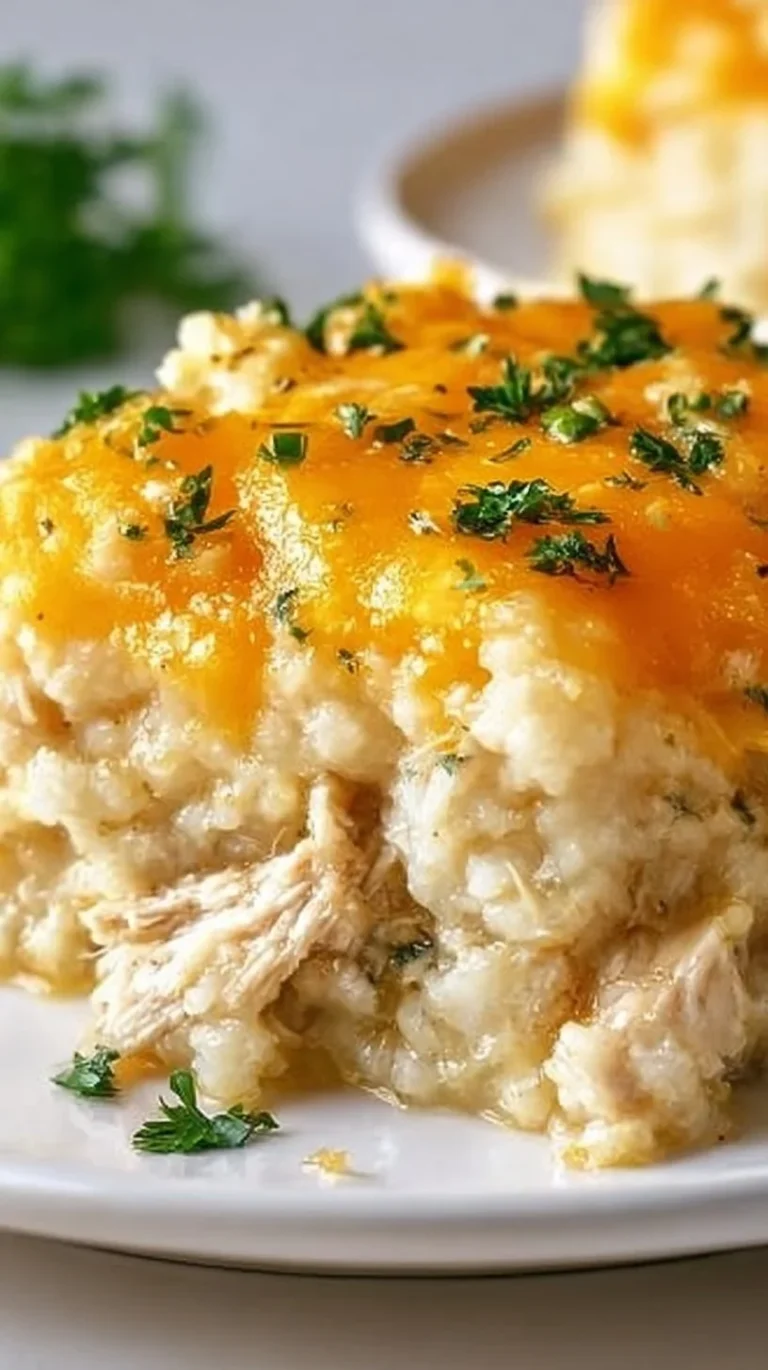 Easy Chicken Cauliflower Rice Casserole