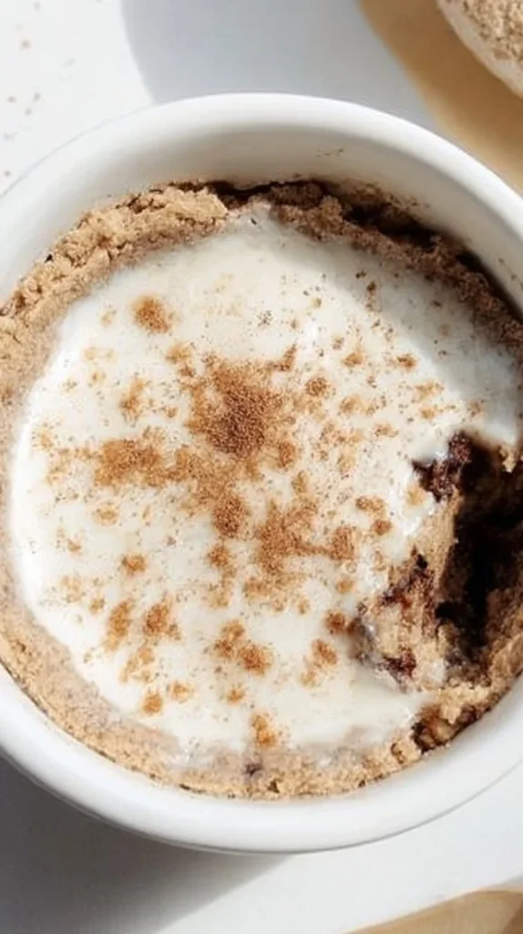 Cinnamon Roll Mug Cake