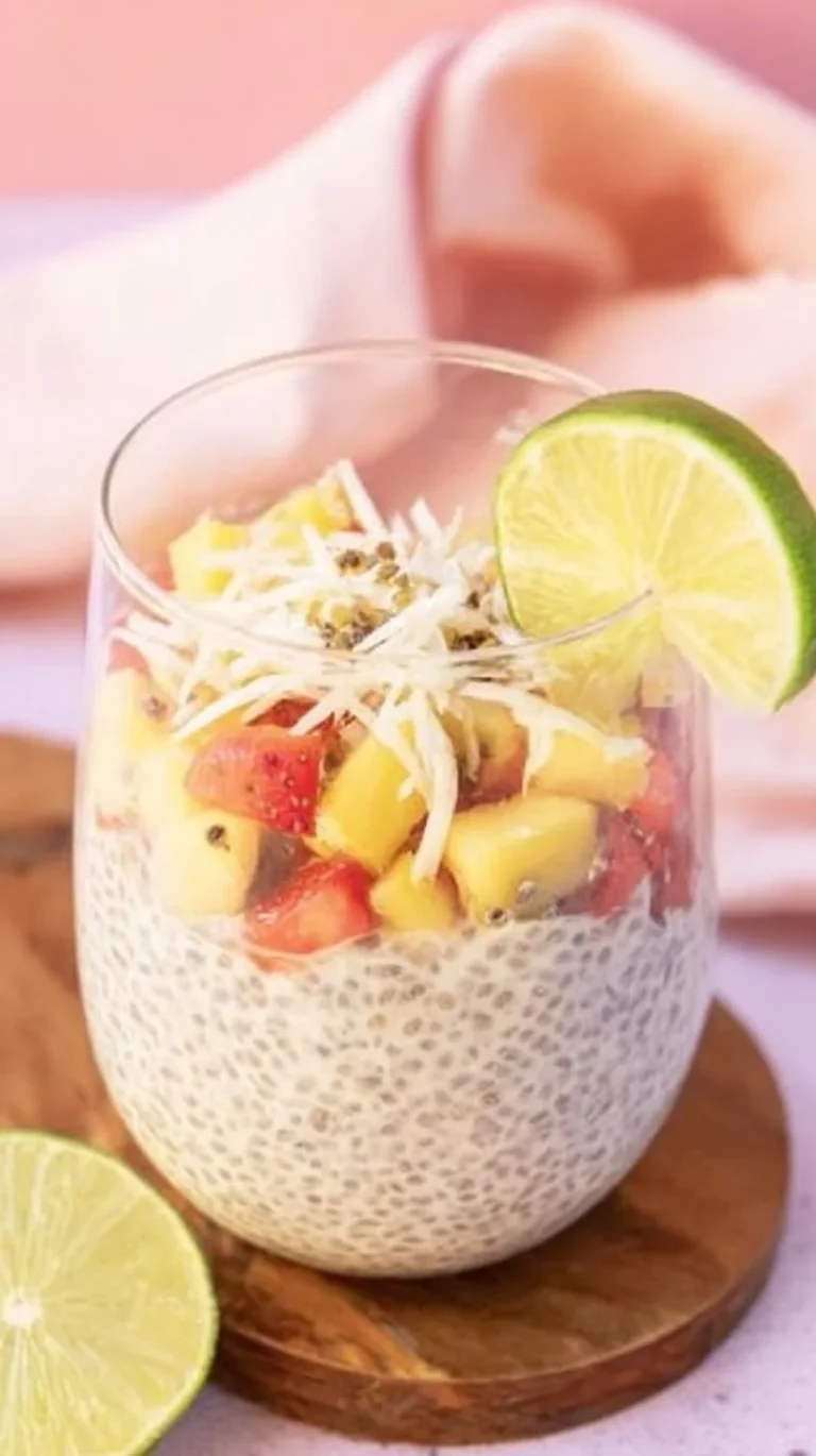 Easy Coconut Lime Chia Pudding
