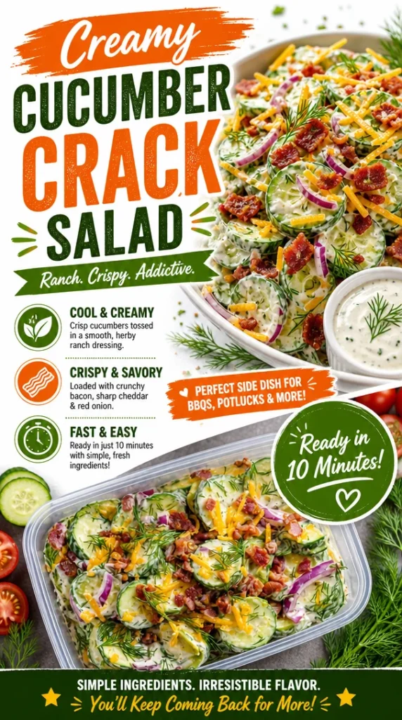 Creamy Cucumber Crack Salad
