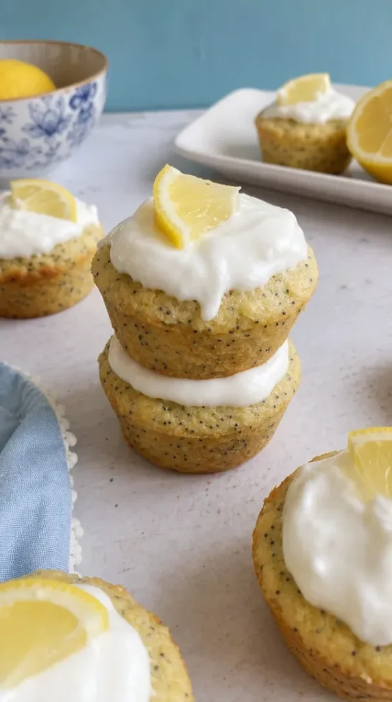 Gluten-Free Almond Flour Lemon Poppy Seed Muffins