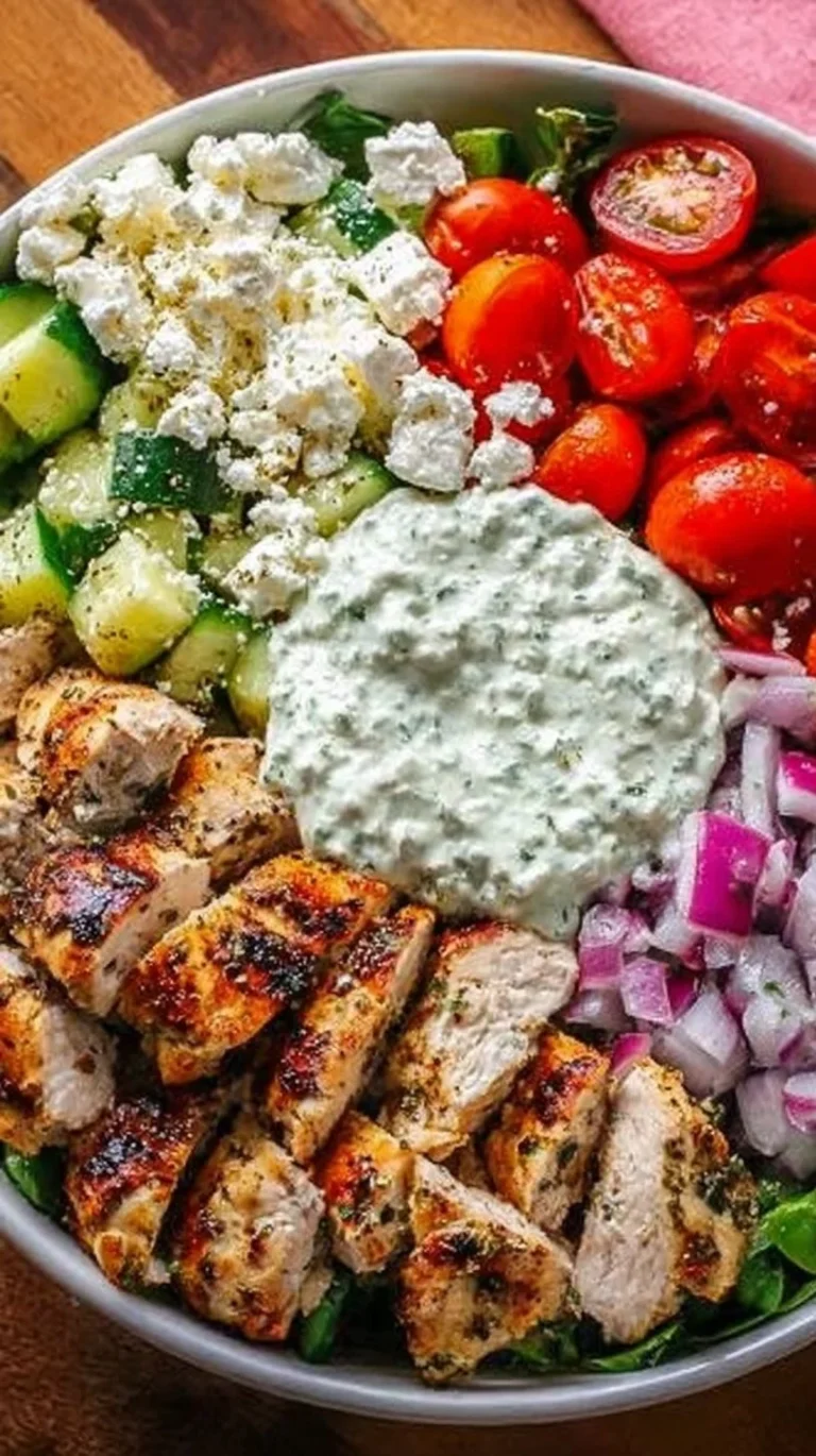 Easy Greek Chicken Bowls