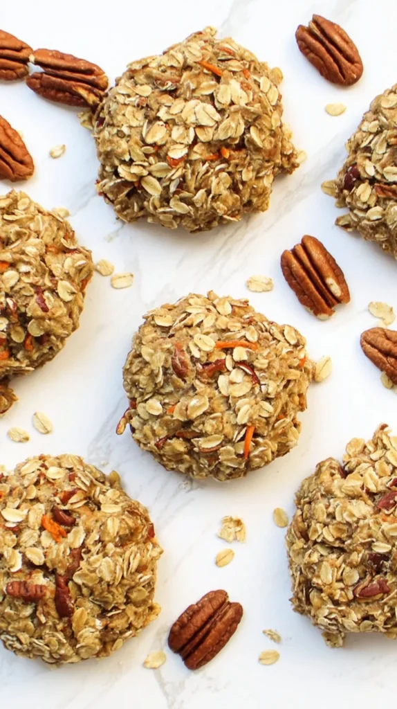 Healthy Carrot Oatmeal Cookies