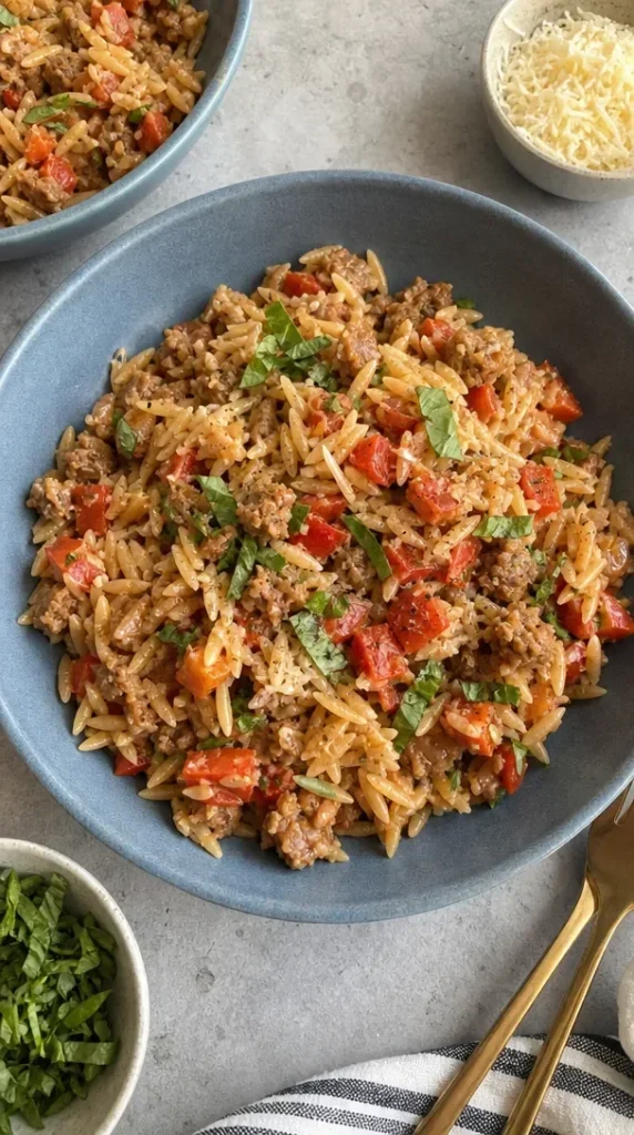 Italian Sausage Orzo