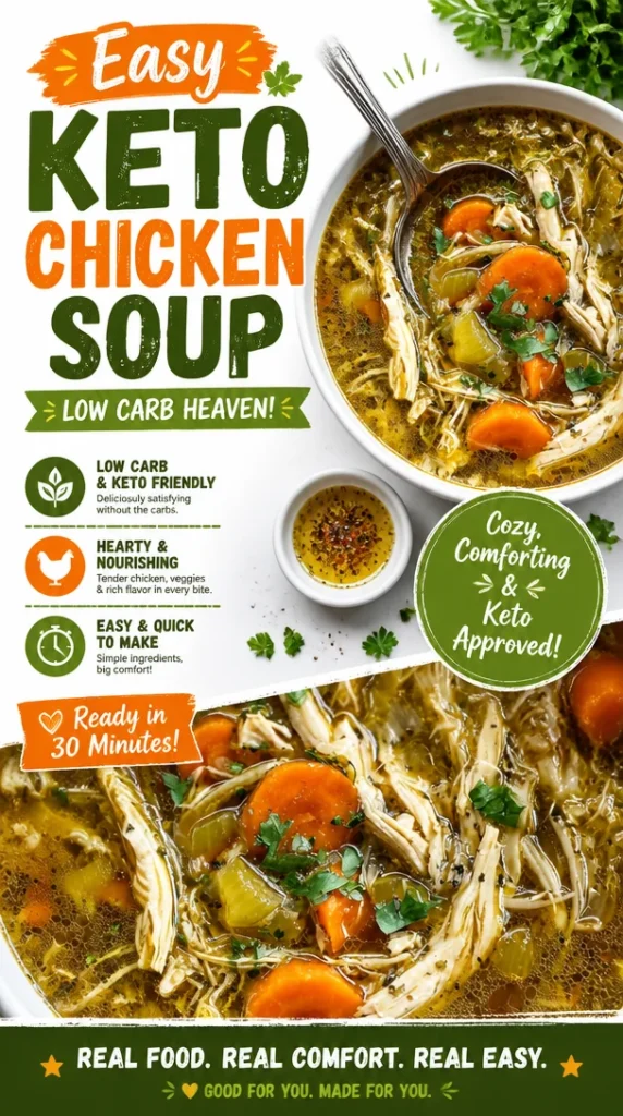 Easy Keto Chicken Soup