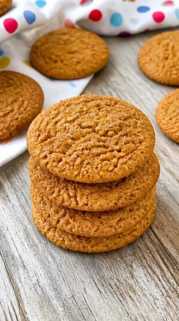 Baked keto ginger cookies on a cooling rack