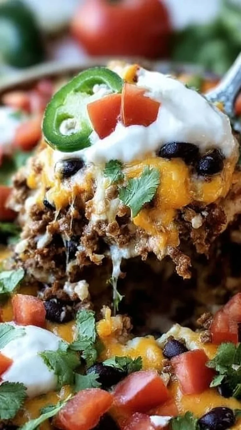 Easy Low Carb Taco Casserole