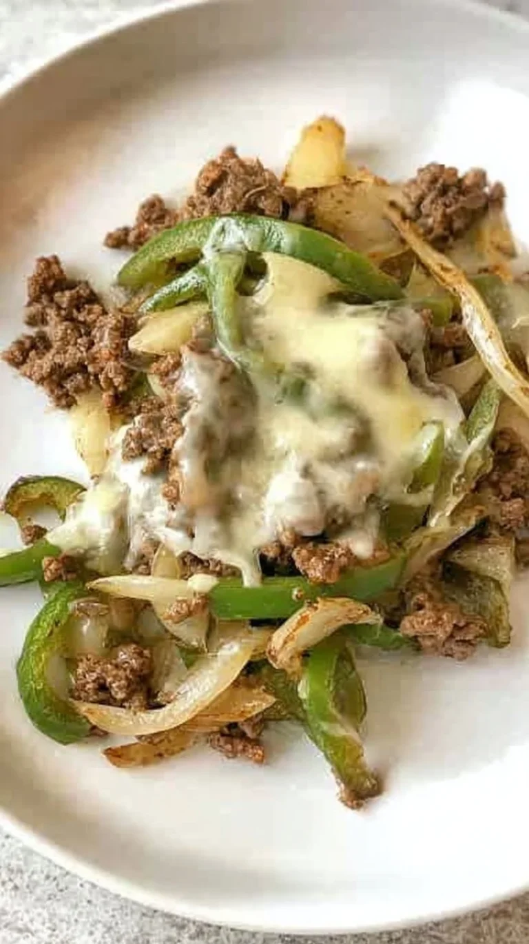 Easy Philly Cheesesteak Bowl
