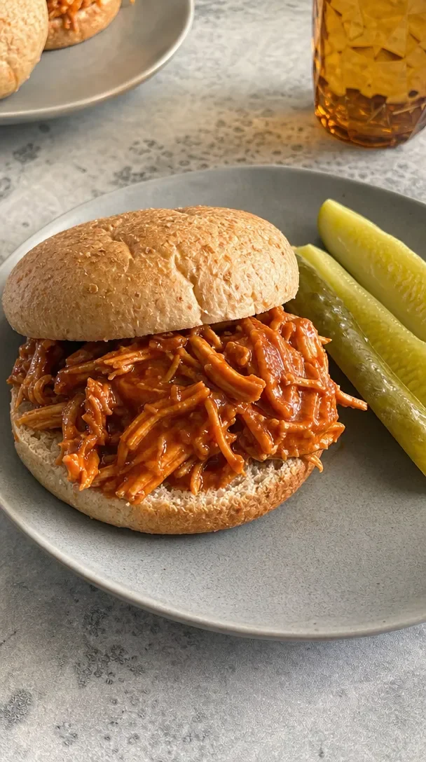 Easy Pulled Chicken Sandwich Recipe