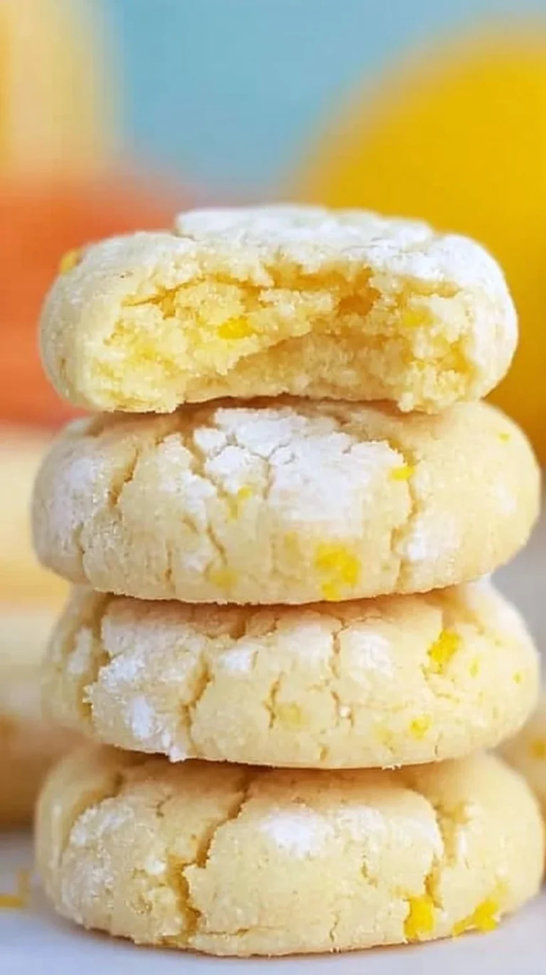 Easy Sugar-Free Lemon Cookies Recipe