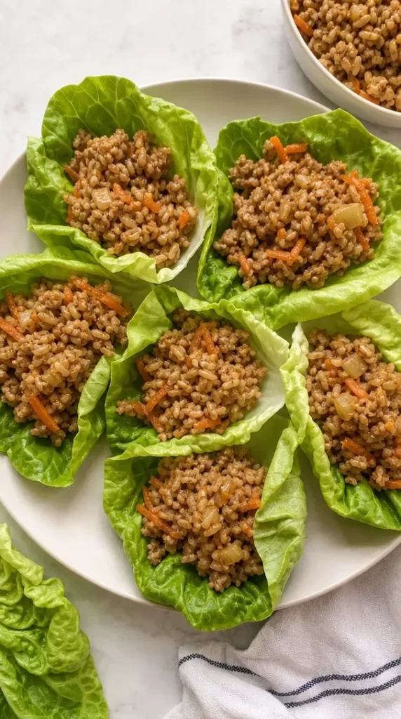 Easy Turkey Lettuce Cups Recipe