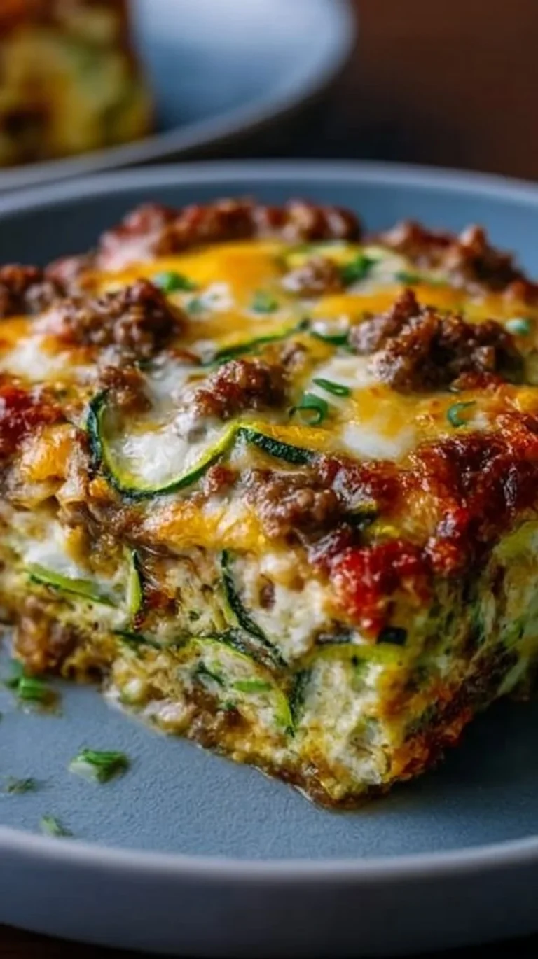 Easy Zucchini Pizza Casserole