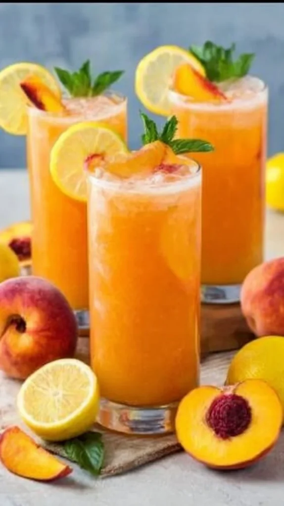 Fresh Peach Lemonade