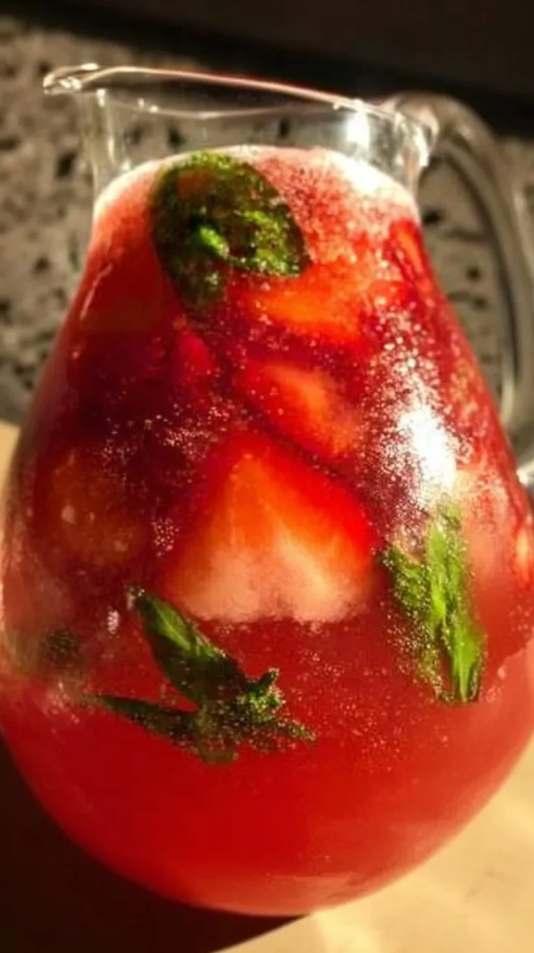 Italian Strawberry Lemonade