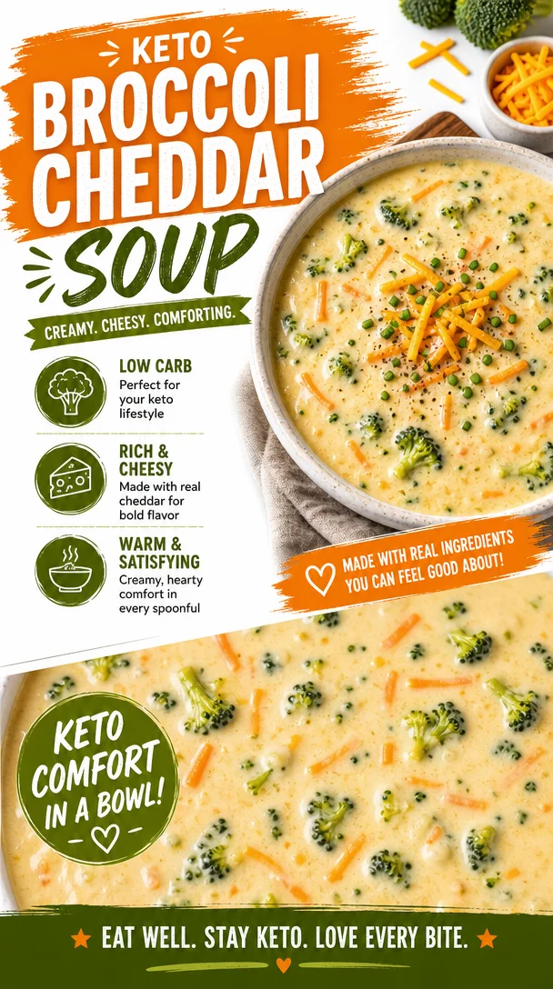 Keto Broccoli Cheddar Soup