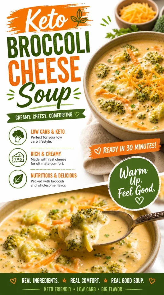 Keto Broccoli Cheese Soup