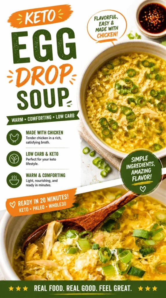 Keto Egg Drop Soup