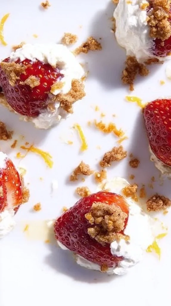 No-bake honeyed ricotta walnut bites on a plate, topped with honey and walnuts.