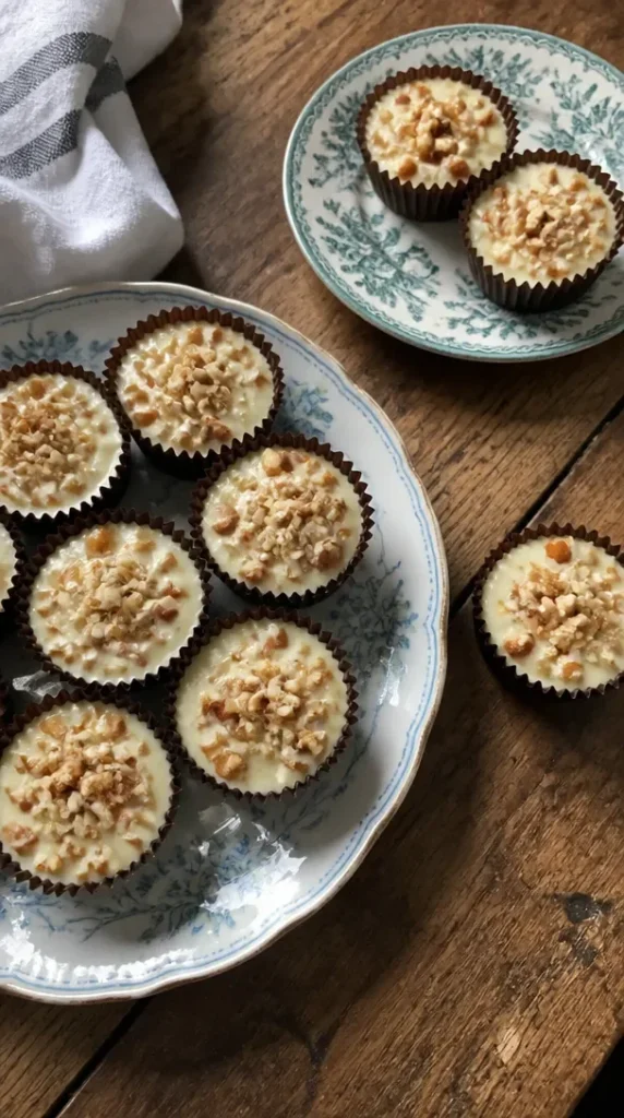 Delicious No-Bake White Chocolate Butter Pecan dessert with nuts and chocolate