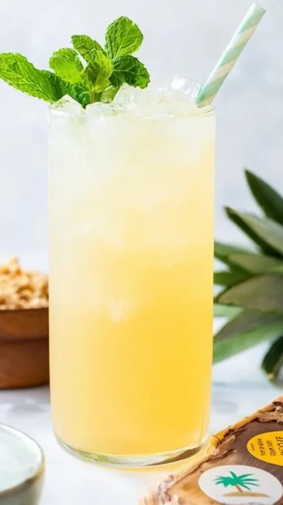 Pineapple Coconut Water with Lime