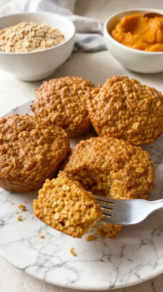 Pumpkin Pie Soft-Baked Oatmeal Cups