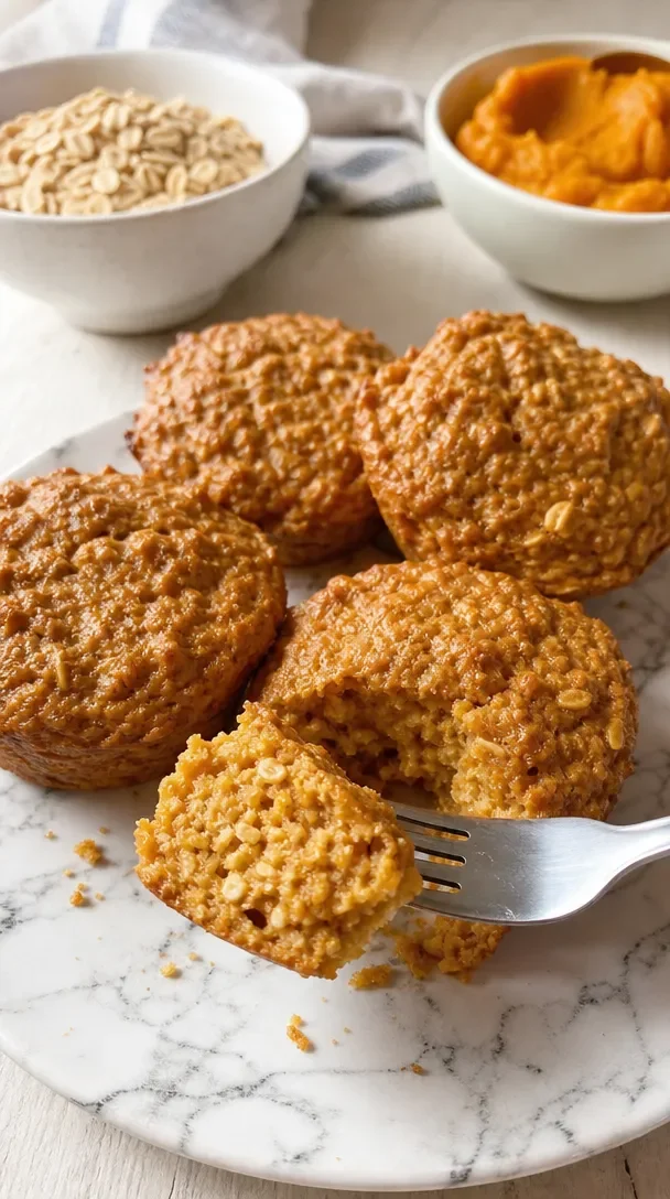 Pumpkin Pie Soft-Baked Oatmeal Cups