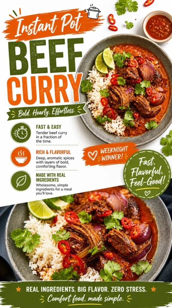 Instant Pot Beef Curry