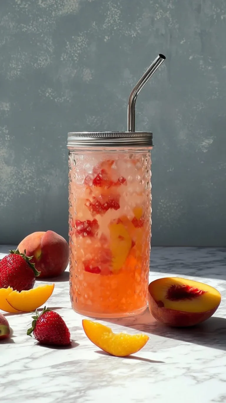 Strawberry Peach Soda