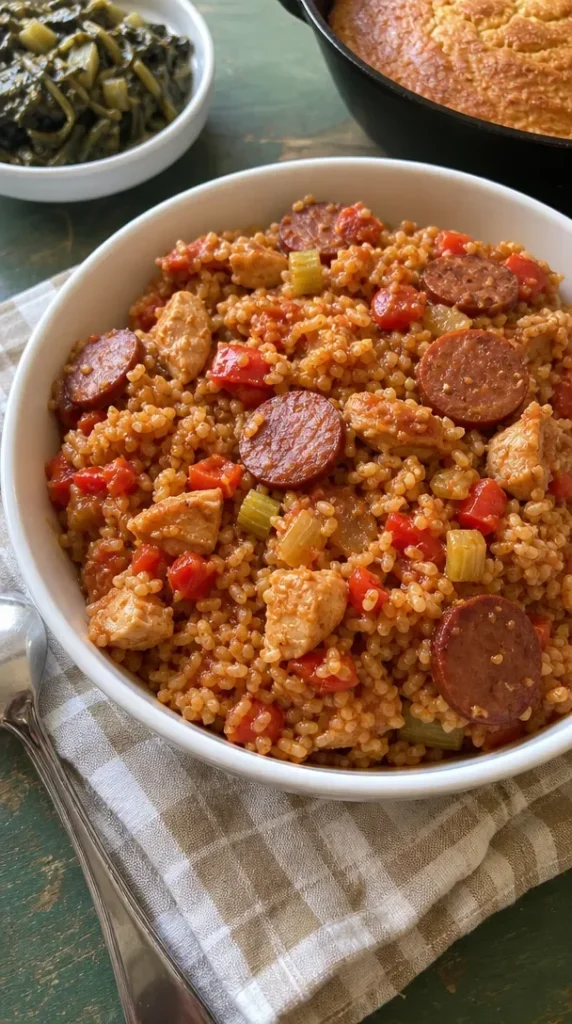 Bulgur Jambalaya