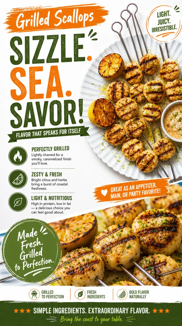 The Best Grilled Scallops Ever