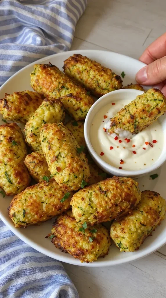 Crispy Keto Zucchini Tots