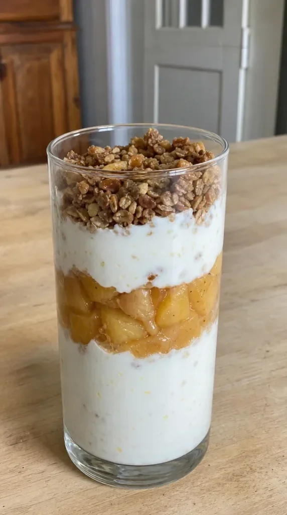 Easy Apple Pie Yogurt Parfait