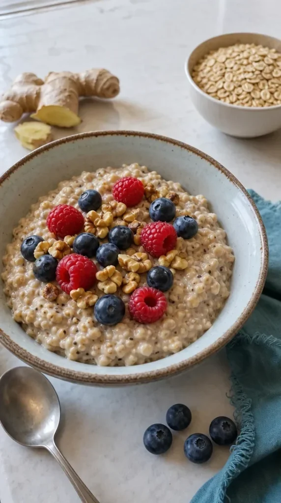 Ginger-Infused Oatmeal
