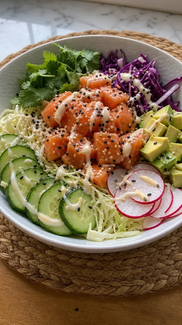 Easy Keto Poke Bowl Recipe